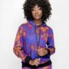 Badu Unisex African Print Hoodie (Violet Adire) - Image 3