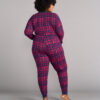 Tella Women's African Print Pajama Set (Navy Magenta Adire) - Image 7