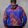 Badu Unisex African Print Hoodie (Violet Adire) - Image 6