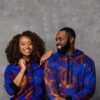 Badu Unisex African Print Hoodie (Violet Adire) - Image 4