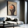 Black Flower Girl Art |  Afrocentric Wall Print, Vintage Style African American Painting - Image 8