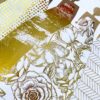 Gold Metallic Original Minimalist Artwork 18x24 | Apartment decor - Image 4